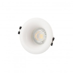 DK3024-WH Встраиваемый светильник, IP 20, 10 Вт, GU5.3, LED, белый, пластик в Александровском - alexsandrovskoe.ok-mebel.com | фото