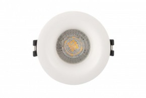 DK3024-WH Встраиваемый светильник, IP 20, 10 Вт, GU5.3, LED, белый, пластик в Александровском - alexsandrovskoe.ok-mebel.com | фото 2