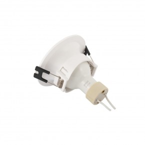 DK3024-WH Встраиваемый светильник, IP 20, 10 Вт, GU5.3, LED, белый, пластик в Александровском - alexsandrovskoe.ok-mebel.com | фото 4