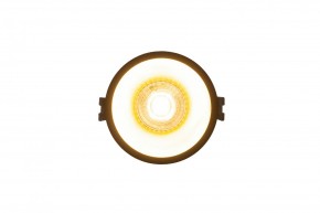 DK3026-BG Встраиваемый светильник, IP 20, 10 Вт, GU5.3, LED, черный/золотой, пластик в Александровском - alexsandrovskoe.ok-mebel.com | фото 2