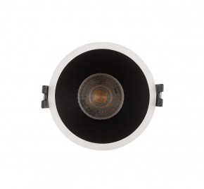 DK3026-WB Встраиваемый светильник, IP 20, 10 Вт, GU5.3, LED, белый/черный, пластик в Александровском - alexsandrovskoe.ok-mebel.com | фото