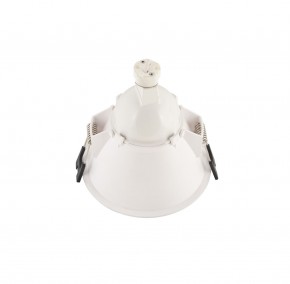 DK3026-WB Встраиваемый светильник, IP 20, 10 Вт, GU5.3, LED, белый/черный, пластик в Александровском - alexsandrovskoe.ok-mebel.com | фото 4