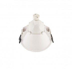 DK3026-WG Встраиваемый светильник, IP 20, 10 Вт, GU5.3, LED, белый/золотой, пластик в Александровском - alexsandrovskoe.ok-mebel.com | фото 3