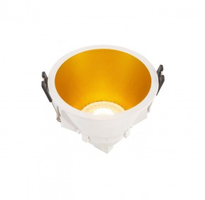 DK3026-WG Встраиваемый светильник, IP 20, 10 Вт, GU5.3, LED, белый/золотой, пластик в Александровском - alexsandrovskoe.ok-mebel.com | фото 4