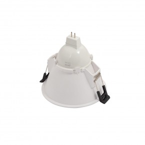 DK3026-WH Встраиваемый светильник, IP 20, 10 Вт, GU5.3, LED, белый, пластик в Александровском - alexsandrovskoe.ok-mebel.com | фото 3