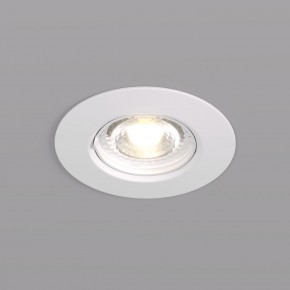 DK3028-WH Встраиваемый светильник, IP 20, 10 Вт, GU5.3, LED, белый, пластик в Александровском - alexsandrovskoe.ok-mebel.com | фото