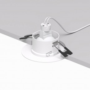 DK3028-WH Встраиваемый светильник, IP 20, 10 Вт, GU5.3, LED, белый, пластик в Александровском - alexsandrovskoe.ok-mebel.com | фото 3