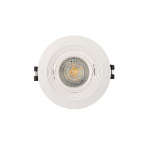 DK3029-WH Встраиваемый светильник, IP 20, 10 Вт, GU5.3, LED, белый, пластик в Александровском - alexsandrovskoe.ok-mebel.com | фото