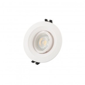 DK3029-WH Встраиваемый светильник, IP 20, 10 Вт, GU5.3, LED, белый, пластик в Александровском - alexsandrovskoe.ok-mebel.com | фото 2