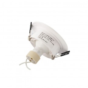 DK3029-WH Встраиваемый светильник, IP 20, 10 Вт, GU5.3, LED, белый, пластик в Александровском - alexsandrovskoe.ok-mebel.com | фото 3