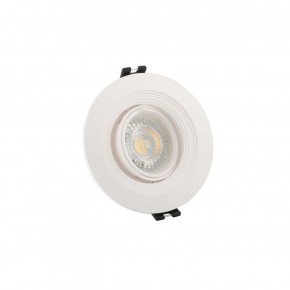 DK3029-WH Встраиваемый светильник, IP 20, 10 Вт, GU5.3, LED, белый, пластик в Александровском - alexsandrovskoe.ok-mebel.com | фото 4