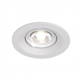 DK3029-WH Встраиваемый светильник, IP 20, 10 Вт, GU5.3, LED, белый, пластик в Александровском - alexsandrovskoe.ok-mebel.com | фото 7