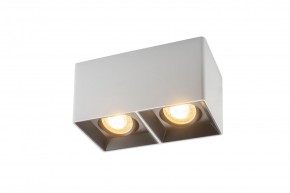 DK3035-WB Светильник накладной IP 20, 10 Вт, GU5.3, LED, белый/черный, пластик в Александровском - alexsandrovskoe.ok-mebel.com | фото