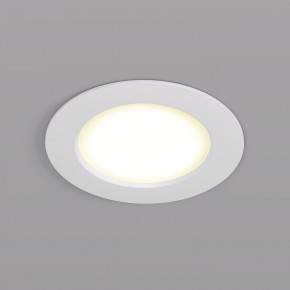 DK3046-WH Встраиваемый светильник, IP 20, 5Вт, LED, белый, пластик в Александровском - alexsandrovskoe.ok-mebel.com | фото