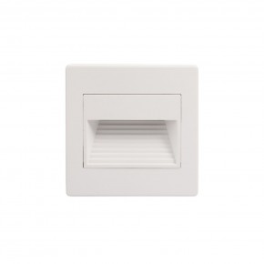 DK3050-WH Светильник встраиваемый в стену, IP 20, LED 3000, 1 Вт, белый, пластик в Александровском - alexsandrovskoe.ok-mebel.com | фото 3