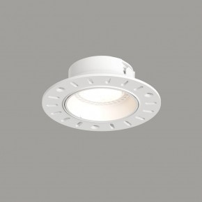DK3055-WH Встраиваемый светильник, IP 20, 10 Вт, GU5.3, LED, белый, пластик в Александровском - alexsandrovskoe.ok-mebel.com | фото