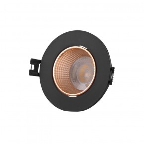 DK3061-BBR Встраиваемый светильник, IP 20, 10 Вт, GU5.3, LED, черный/бронзовый, пластик в Александровском - alexsandrovskoe.ok-mebel.com | фото