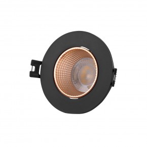 DK3061-BBR Встраиваемый светильник, IP 20, 10 Вт, GU5.3, LED, черный/бронзовый, пластик в Александровском - alexsandrovskoe.ok-mebel.com | фото