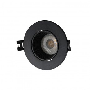 DK3061-BK Встраиваемый светильник, IP 20, 10 Вт, GU5.3, LED, черный/черный, пластик в Александровском - alexsandrovskoe.ok-mebel.com | фото
