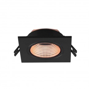 DK3071-BBR Встраиваемый светильник, IP 20, 10 Вт, GU5.3, LED, черный/бронзовый, пластик в Александровском - alexsandrovskoe.ok-mebel.com | фото 2