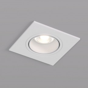 DK3071-WH Встраиваемый светильник, IP 20, 10 Вт, GU5.3, LED, белый/белый, пластик в Александровском - alexsandrovskoe.ok-mebel.com | фото