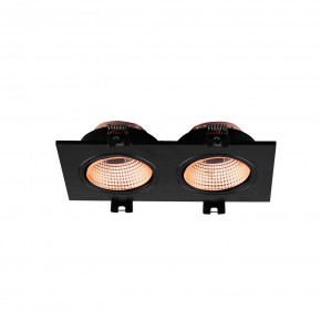 DK3072-BBR Встраиваемый светильник, IP 20, 10 Вт, GU5.3, LED, черный/бронзовый, пластик в Александровском - alexsandrovskoe.ok-mebel.com | фото 2