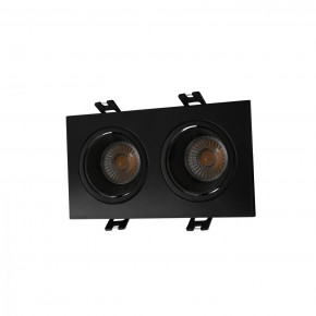 DK3072-BK Встраиваемый светильник, IP 20, 10 Вт, GU5.3, LED, черный/черный, пластик в Александровском - alexsandrovskoe.ok-mebel.com | фото