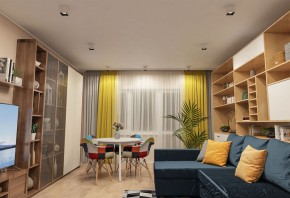 DK3080-WB+WH Светильник накладной IP 20, 10 Вт, GU5.3, LED, бело-черный/белый, пластик в Александровском - alexsandrovskoe.ok-mebel.com | фото 2