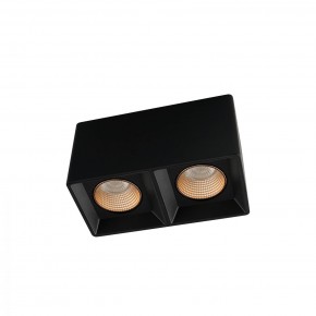 DK3085-BK+BR Светильник накладной IP 20, 10 Вт, GU5.3, LED, черный/бронзовый, пластик в Александровском - alexsandrovskoe.ok-mebel.com | фото