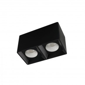 DK3085-BK+CH Светильник накладной IP 20, 10 Вт, GU5.3, LED, черный/хром, пластик в Александровском - alexsandrovskoe.ok-mebel.com | фото