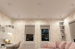 DK3090-WH+CH Светильник накладной IP 20, 10 Вт, GU5.3, LED, белый/хром, пластик в Александровском - alexsandrovskoe.ok-mebel.com | фото 2