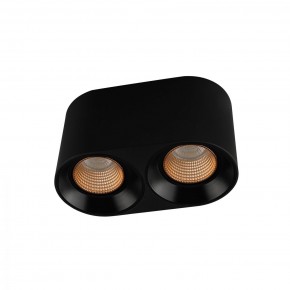 DK3096-BK+BR Светильник накладной IP 20, 10 Вт, GU5.3, LED, черный/бронзовый, пластик в Александровском - alexsandrovskoe.ok-mebel.com | фото