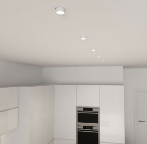 DK3120-WH Встраиваемый светильник, IP20, до 15 Вт, LED, GU5,3, белый, пластик в Александровском - alexsandrovskoe.ok-mebel.com | фото 6