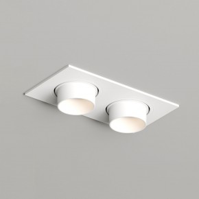 DK3122-WH Встраиваемый светильник, IP20, до 15 Вт, LED, GU5,3, белый, пластик в Александровском - alexsandrovskoe.ok-mebel.com | фото