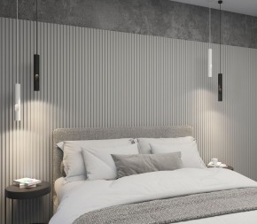 DK4045-WH Подвесной светильник, с декоративным вырезом, IP 20, до 15 Вт, LED, GU10, белый, алюминий в Александровском - alexsandrovskoe.ok-mebel.com | фото 4