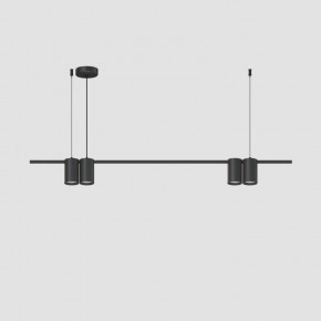 DK4061-BK Подвесной светильник ORBIT, IP20, 4xGU10 LED до 15 Вт, черный матовый, алюминий в Александровском - alexsandrovskoe.ok-mebel.com | фото 2
