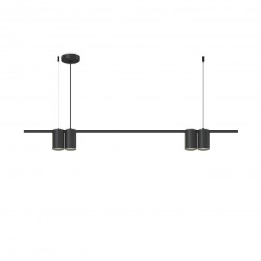 DK4061-BK Подвесной светильник ORBIT, IP20, 4xGU10 LED до 15 Вт, черный матовый, алюминий в Александровском - alexsandrovskoe.ok-mebel.com | фото 3