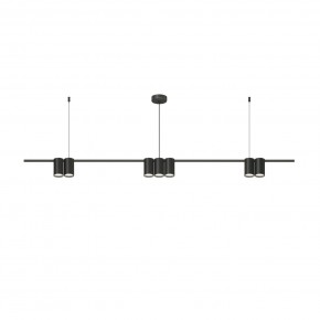 DK4063-BK Подвесной светильник ORBIT, IP20, 7xGU10 LED до 15 Вт, черный матовый, алюминий в Александровском - alexsandrovskoe.ok-mebel.com | фото 3