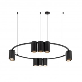 DK4065-BK Подвесной светильник ORBIT, IP20, 10xGU10 LED до 15 Вт, черный матовый, алюминий в Александровском - alexsandrovskoe.ok-mebel.com | фото 3