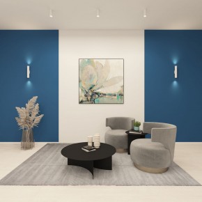 DK5022-WH Настенный светильник, IP20, до 15 Вт, LED, 2xGU10, белый, алюминий в Александровском - alexsandrovskoe.ok-mebel.com | фото 4