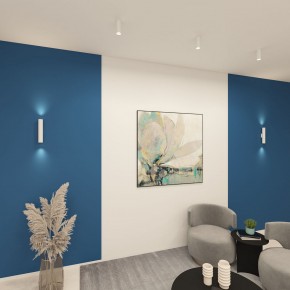 DK5022-WH Настенный светильник, IP20, до 15 Вт, LED, 2xGU10, белый, алюминий в Александровском - alexsandrovskoe.ok-mebel.com | фото 5