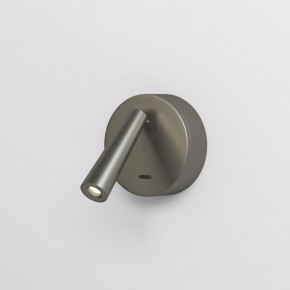 DK5072-DN Бра SHINE WALL со светодиодом, D104*H68, IP20, 3000К, 3W, RA?90, темный никель, алюминий в Александровском - alexsandrovskoe.ok-mebel.com | фото