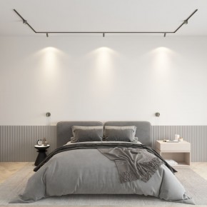 DK5072-DN Бра SHINE WALL со светодиодом, D104*H68, IP20, 3000К, 3W, RA?90, темный никель, алюминий в Александровском - alexsandrovskoe.ok-mebel.com | фото 4