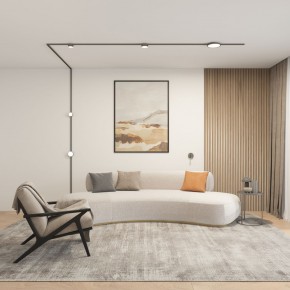 DK5072-DN Бра SHINE WALL со светодиодом, D104*H68, IP20, 3000К, 3W, RA?90, темный никель, алюминий в Александровском - alexsandrovskoe.ok-mebel.com | фото 5