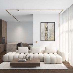 DK5072-SB Бра SHINE WALL со светодиодом, D104*H68, IP20, 3000К, 3W, RA?90, сатинированная латунь, алюминий в Александровском - alexsandrovskoe.ok-mebel.com | фото 6