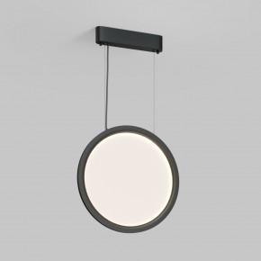 DK6604-BK Подвесной вертикальный светильник Veil со светодиодом H1500 d450 220V 36W 3000-6000K IP20 черный алюминий в Александровском - alexsandrovskoe.ok-mebel.com | фото