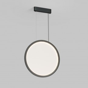 DK6606-BK Подвесной вертикальный светильник Veil со светодиодом H1700 d600 220V 48W 3000-6000K IP20 черный алюминий в Александровском - alexsandrovskoe.ok-mebel.com | фото 3