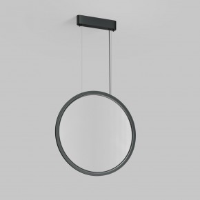 DK6606-BK Подвесной вертикальный светильник Veil со светодиодом H1700 d600 220V 48W 3000-6000K IP20 черный алюминий в Александровском - alexsandrovskoe.ok-mebel.com | фото 4