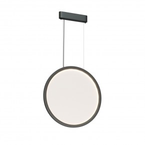DK6606-BK Подвесной вертикальный светильник Veil со светодиодом H1700 d600 220V 48W 3000-6000K IP20 черный алюминий в Александровском - alexsandrovskoe.ok-mebel.com | фото 5