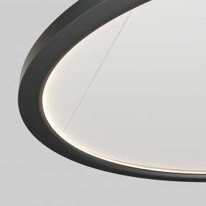 DK6616-BK Подвесной горизонтальный светильник Veil со светодиодом H900 d600 220V 48W 3000-6000K IP20 черный алюминий в Александровском - alexsandrovskoe.ok-mebel.com | фото 3